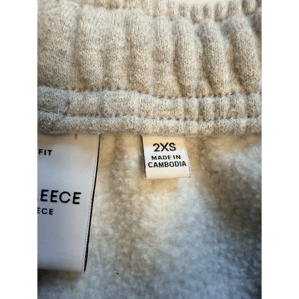Aritzia Size XXS Sweatfleece Mega Fit Cozy Fleece Sweatpants Gray Wide Leg - Picture 6 of 11